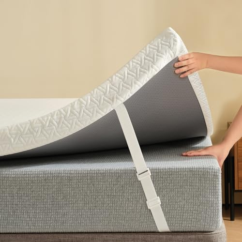 Z-hom Matratzen Topper 160x200cm H2/H3, 8cm Höhe Matratzentopper 160x200cm Gelschaum and Memory Foam, Matratzenauflage für Bett und Boxspringbett inkl, Öko-Tex Zertifiziert