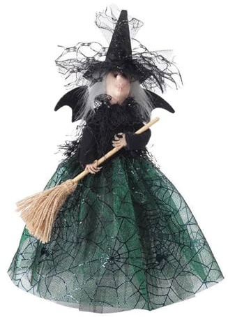 Halloween Hexenpuppe Besen Hexenanhänger Halloween Hexenfigur Mit Besen Halloweens Dekoration Hexe Figur Hexenpuppe Baum Dekoration Halloweens Hexendekor Für Party Gastgeschenk