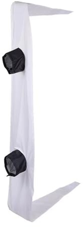 SkyPOOU Juego de sellado de puerta de ventana de tela para aire acondicionado, juego de sellado flexible extraíble, acondicionadores portátiles, piezas de sellado de salida y accesorios