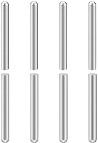 QUARKZMAN 8 Stück Zylinderstifte, 8mm x 70mm Metallstift, 304 Edelstahl | Zylindrische Rundkopf Dübelstifte Passstift für Werkzeugbau, Maschinenmontage und Vorrichtungen