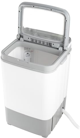 Adler AD 8057 Waschmaschine mit Schleuderfunktion, 6 kg | Ideal für Camping, Wohnmobile und kleine Wohnungen