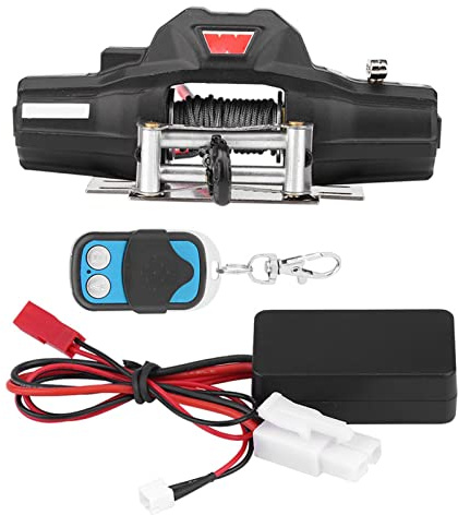 Cabrestante RC, Motor Dual de Alta Potencia, Escala 1/8, Diseño Ligero y Resistente, para Modelos RC de Vehículos, Juegos al Aire y Customización Profesional