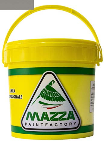 MAZZA Pittura Al Quarzo Per Muri Interni Ed Esterni Lt 5 Ad Alto Potere Coprente Colorificio (Greige2 Mz1105)