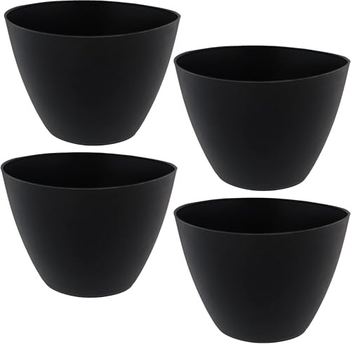 4 x Gipsbecher verschiedene Formen und Ø Gummibecher Anrührbecher Mischbecher (4x Gipsbecher konisch Ø 130mm)