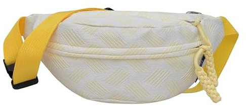 Ausion Bauchtasche für Damen und Herren, verstellbarer Gürtel, Hüfttasche, modisch, wasserabweisend, Wandern, Hüfttasche für Reisen, Freizeit, Laufen, Wandern, Radfahren, 2024 neu-gelb, 120