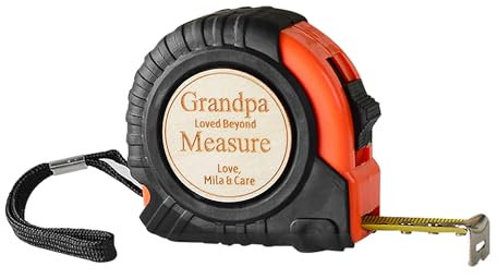 Ruban à Mesurer Personnalisé Pour Papa Ruban à Mesurer Gravé Set De Marteau Personnalisé Pour La Fête Des Pères Ruban à Mesurer Cadeaux Pour Mari Papa Grand-Père Petit Ami