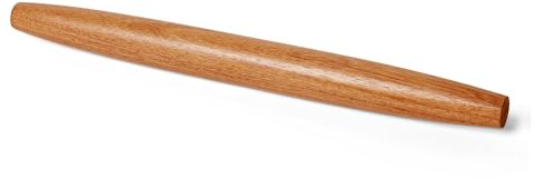 Amazon Basics Mattarello Francese in Legno, 43cm, in Legno di Acacia, Antiaderente