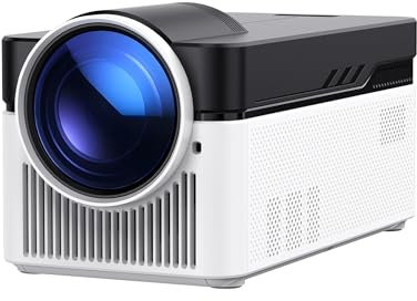 KKENZA Projecteur HY450 à focale Ultra Courte 900 ANSI 8K 1080p H716 Décalage Automatique BT5.4 WIFI6 Mise au Point électronique Gyro Vocal(AU Plug)