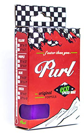 PURL - PURPLE, 68g Bar - Universal Ski and Snowboard Wax - Non Toxic - Biodegradable - No Fluoros - For Snowboards & Skis