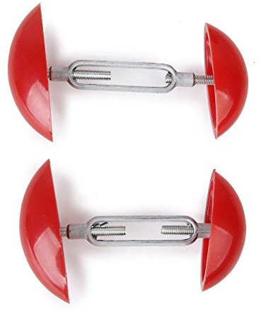 OFKPO 1 Paia Tendiscarpe Regolabile Larghezza Extender per Uomo Donna(Rosso)