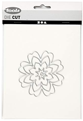Stanzform, Größe 8,1 x 8,1 cm, Blume, 1 Stück.