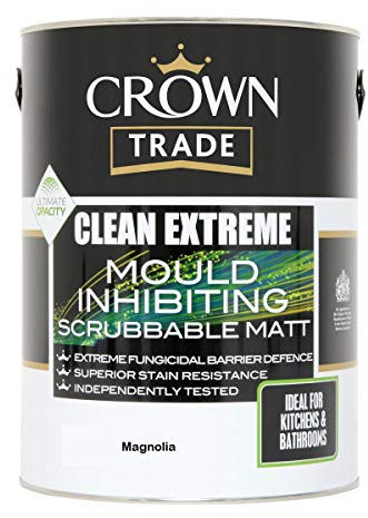 Crown Trade Clean Extreme Mould Inhibiting Matt Magnolia 5L