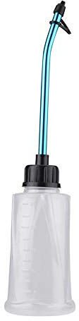 RC Ölflasche, langlebige Aluminiumlegierung Fernbedienung Modell Auto Öleinfüllflasche RC Kunststoff Ölerflasche Zubehör Passend für Gas Power Car Automodell Spielzeug