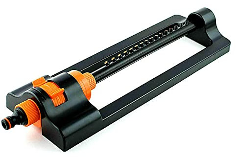 Agritrade AK Modern Compact Oscillating SPRINKLER (2813) - ECO LINE - Gardening Irrigation System Watering Plant, Flower Bed, Grass, Lawn - coverage up to 312m2 - Compatible with most popular brands