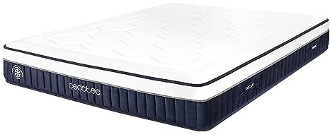 Cecotec Hybridmatratze Fluss Cecofresh 2700 CoolConfort Hybrid 110x200. Multicapa, Kern von Sackflecken und CoolConfort -Technologie, erfrischendes Gefühl, hohe Festigkeit, Höhe 27 cm