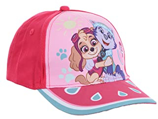 PAW PATROL Baseball Cap, Kappe Schirmmütze Hut für Kinder Mädchen mit Klettverschluss verstellbar