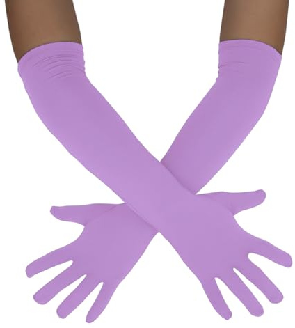 Sheface Lange Handschuhe für Herren und Damen, 45,7 cm, Spandex, dehnbar, Kostümhandschuhe, Bankett, Party, Hochzeit