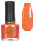 Glitter Nail Polish - Orange Pearl Nail Polish - Shimmer Holographic Mermaid - Pearlescent Shell Glitter Orange Nail Varnish - Quick Dry Glimmer Nail Art Varnish All Seasons, 10ml