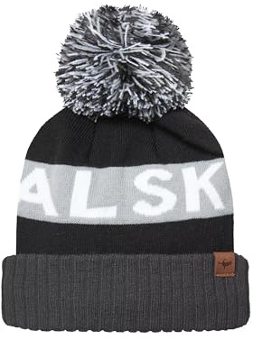 SEALSKINZ | Foulden | Water Repellent Cold Weather Unisex Bobble Beanie Hat | Lightweight & Breathable