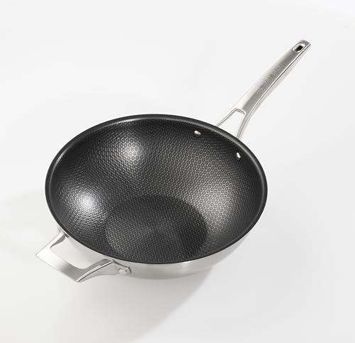 Hairy Bikers HexGuard, Stainless Steel, Black, 30CM