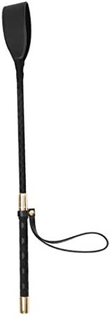 BEAHING Reitpflanze Reiten Reiten PU Leder Jump Fledermaus -Schnitt -Flogger -Welle mit Nicht -Schlupfgriff, Pferd Flogger Reitfleisch Peitsche