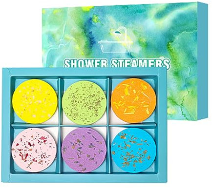 Joyeee Bombe da Bagno, 6pcs Set di Sali Da Bagno, Bombe da Doccia, Sali da Bagno Profumati per Bagnoschiuma, Profumo Floreale Bath Bomb Regalo Ragazza Donna Bambini
