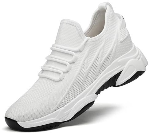 Elevate Shoes Herren, Schuhe Unsichtbare Höhenerhöhung 6-10cm Höhe Steigern Sie Lhre Sneaker Erhöhung Sportschuhe Turnschuhe Bequeme mit Verdeckter Innensohle Mesh Joggingschuhe