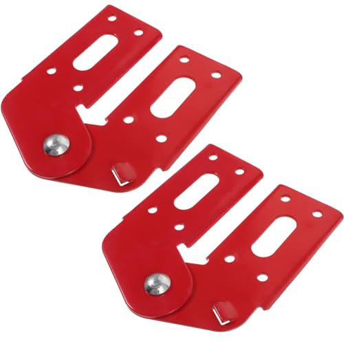 Vaguelly Aluminiumlegierung Trittleiterscharnier Ersatzset 2 Stück Robustes Klappp Leiterscharnier Mit Doppelfunktion Gewerblicher Dachbodentreppen Austausch