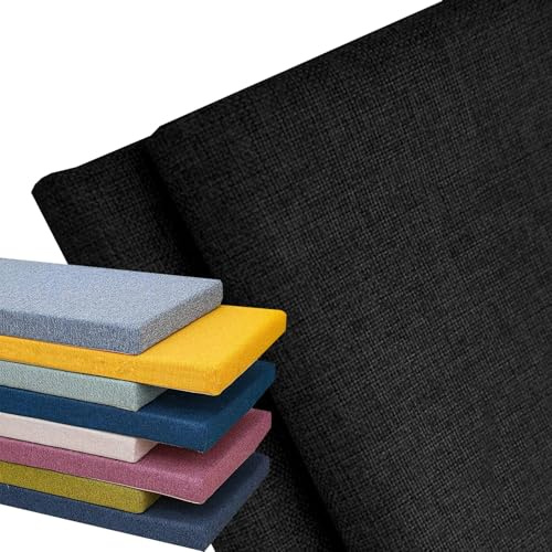 AQIGR Bezug-Bankkissen Sitzkissen mit Reißverschluss Bezug für Sitzbank Waschbar Abnehmbar, Eckbank Auflagen Hussen für Innen Outdoor Fensterbank Couch(Schwarz,80x50x10cm Thick)