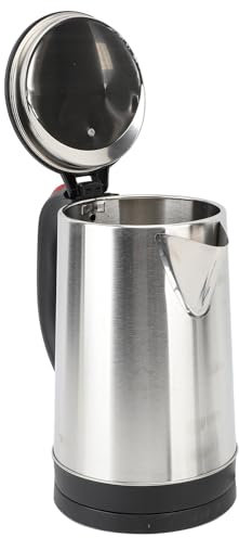 Bosque de Sábación, Apagado Automáticamente para Quemar Seca Hervidor Eléctrico de Ancho Abierto Cocción Rápida para Leche té (EU enchufe 220V)