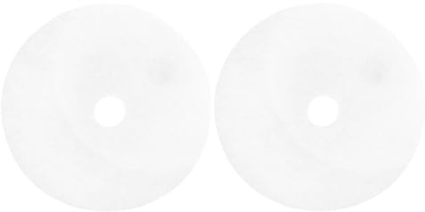 2 Stück Trocknerfilter Ersatzsieb für Wäschetrockner, Weiß | Vliesstoff Ausführung, zur Staubaufnahme, Pflegeleicht und Ersatzteil im Zweierpack