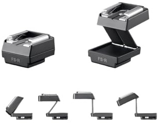 Godox FS-R Hot Shoe Riser, Godox FS R Flash Riser for Manual Flash GODOX IM30 IM20 IM22, No Blocked Edge, Tilt Adjustment for Bounce Lighting (Note: NO TTL NO HSS)