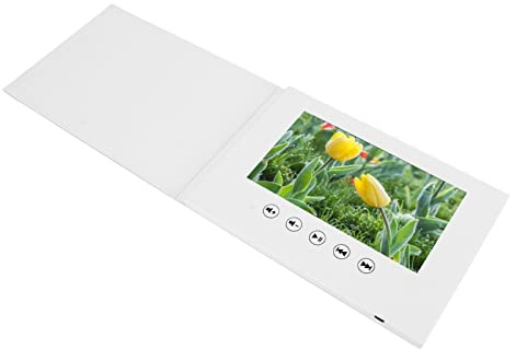 PUSOKEI Video Greeting Card Video Brochure Electronic Greeting Card with LCD Screen for Birthday Gift Father's Day Mother's Day Xmas Anniversary (7 Inch 1500mAh Li Ion Battery)