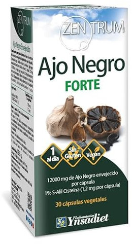 Ajo Negro Extracto - 30 Càpsulas - Zentrum - Laboratorios Ynsadiet