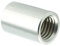 Eisenwaren2000 | Manchon rond M12 x 40 mm (2 pièces) - Manchon fileté rond - Acier inoxydable A2 V2A