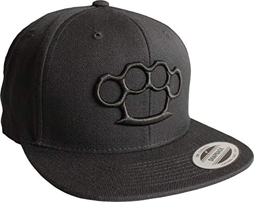 Baddery Gym Cap Flexfit Snapback - „Sparta“ & „Schlagring“ - 3D Stick | Streetwear Kappe für Herren & Damen