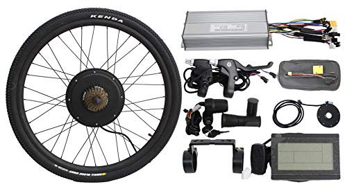 HalloMotor ebike Electric Bicycle 36V 48V 1000W 20 24 26 27.5 28 29er 700C Vorderrad oder Hinterrad Umbausatz (36V 48V 1000W Vorderrad Umbausatz, 27.5 Zoll)