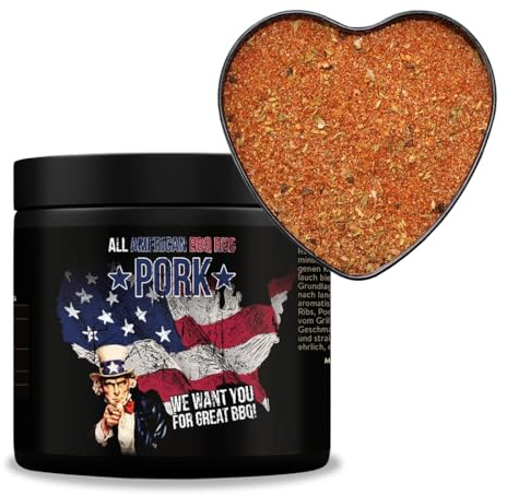 Royal Spice All American BBQ Pork Rub 350 g – Trockenmarinade für perfektes Pulled Pork – Authentisches BBQ Gewürz mit Knoblauch, Zwiebel & Cumin – Aromatisch auch nach langen Smoker-Phasen