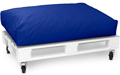 Spatium Jumbo XXL Palettenkissen Set abnehmbar Bezug wasserdicht gesteppt Palettenpolster Palettenauflage Palettensofa (Chabrig, Sitzkissen 120x60x20)