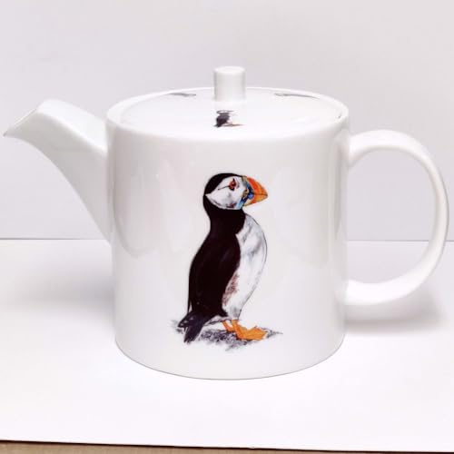 Puffin Design Fine Bone China Tea Pot (1 Litre)