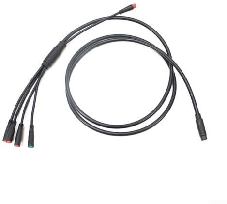 YUANGANG Electric Bicycle Waterproof Cable 1T5, Waterproof Cable Main Line Compatible With Controllers Extension Wire For E-Bike Display Throttle Brake Connectors