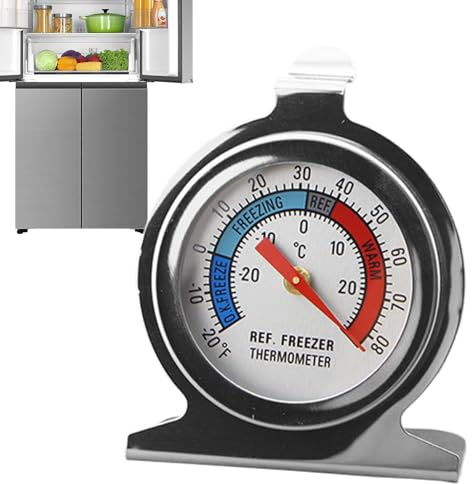 Jauge De Température De Réfrigérateur – Compteur De Température De Cuisson, Compteur De Température De Cuisson Du Gril | Jauge Numérique De Température Debout En Acier Inoxydable, Thermomètre De Cuiss