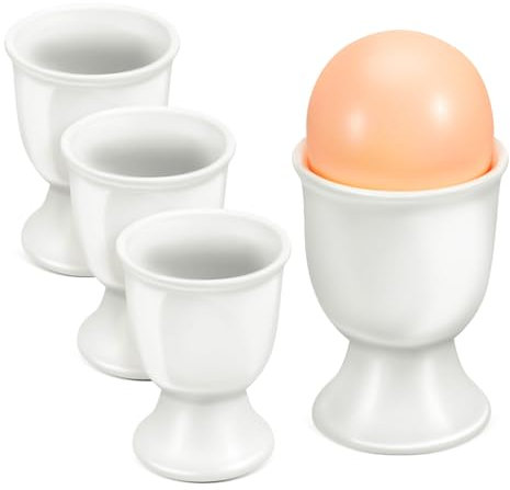 OUNONA Set di Tazze in Ceramica - Porcellana Supporti Moderni Tazza Singola Porcellana Bianca Supporto da Banco Tazza Bollita Contenitore Decorativo per La Colazione