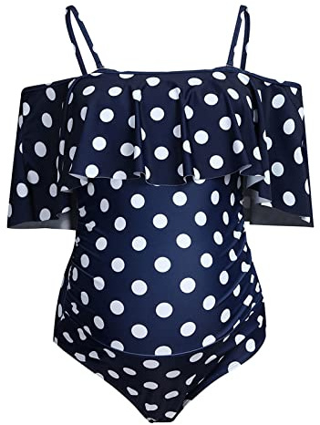 Generisch Bademode Schwangerschaft, Umstandsbadeanzug Damen Jumpsuit Schwangerschaft Elegant Fotoshooting Sommer Umstandskleid Bademode Große Größen Umstandsbademode Umstandsbikini