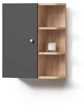 Livinity Badschrank Fucino, Anthrazit, 47.2 x 59.2 cm