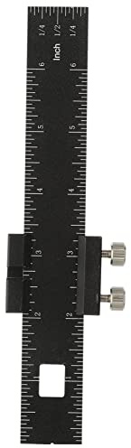iplusmile Regla De Cálculo Para Regla Deslizante Ajustable De Metal Para Carpintería Para Construcción y Marcado