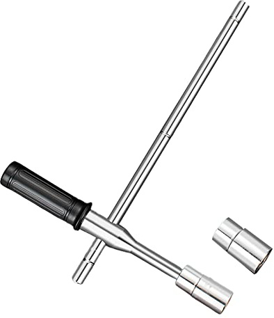 Llave de rueda, soporte cruzado, removedor de zócalos para coche, repuesto de neumáticos de 17-23 mm