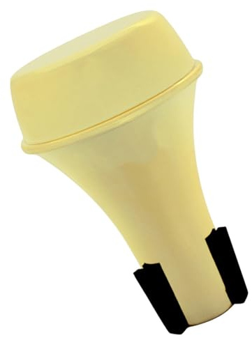 Hemobllo Sordina per Tromba Abs in Oro per Principianti, Silenziatore Pratica Musicale per Trumpet