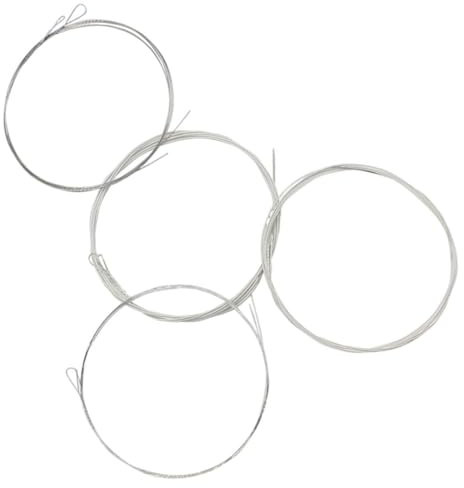HOODANCOS Mandolinen Ersatzsaiten Mit Stahlkern Satz Für Mandolineninstrumente Wartungsfreie Saiten Für Gleichbleibende Klangqualität Beim Musizieren