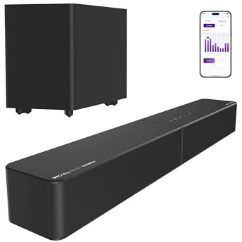 ULTIMEA Poseidon M40 Soundbar with Wireless Subwoofer, Sound Bar for TV | Dolby Atmos, VoiceMX, BassMX, Sound Bar for TV, Bluetooth® 6.0, HDMI eARC, App Control